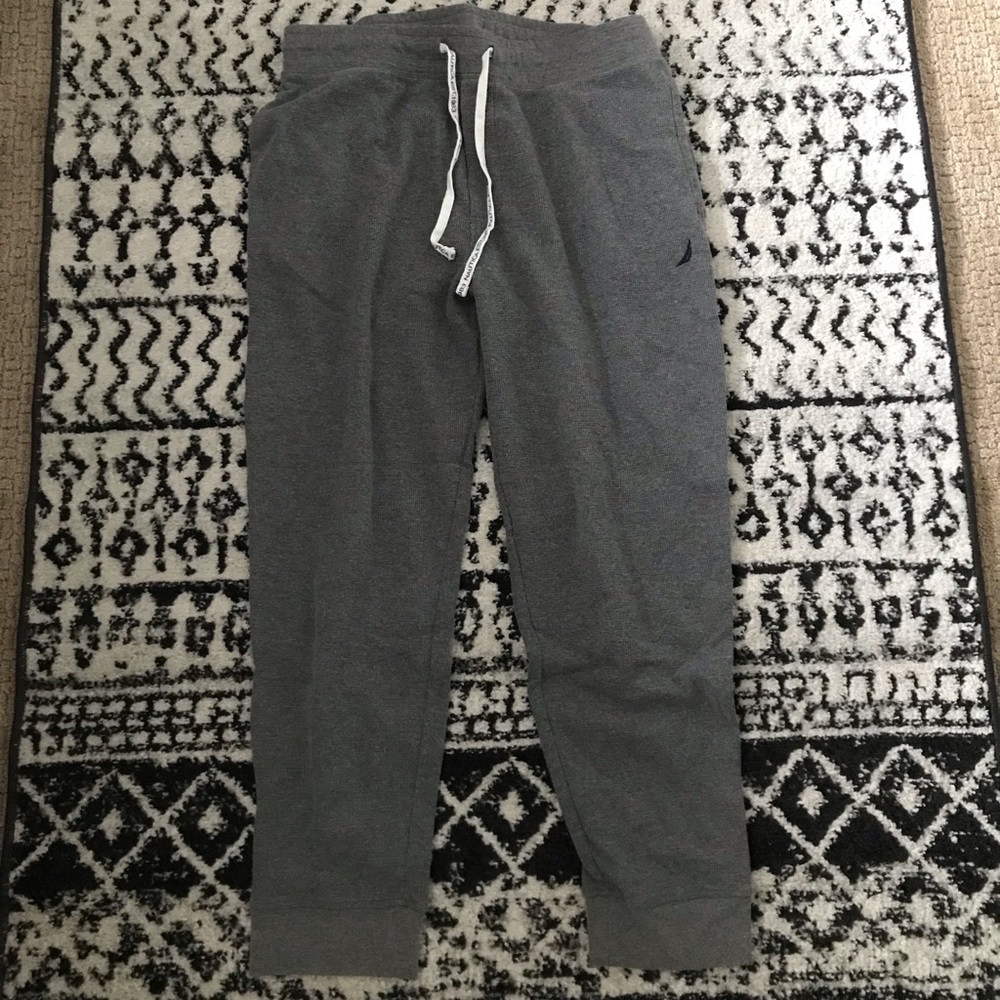 Nautica Sleepwear Mens Waffle Knit Lounge Pants